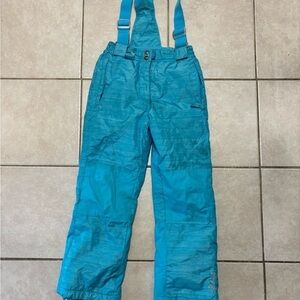 Weatherproof Kids Teal Overalls size M 10-12
